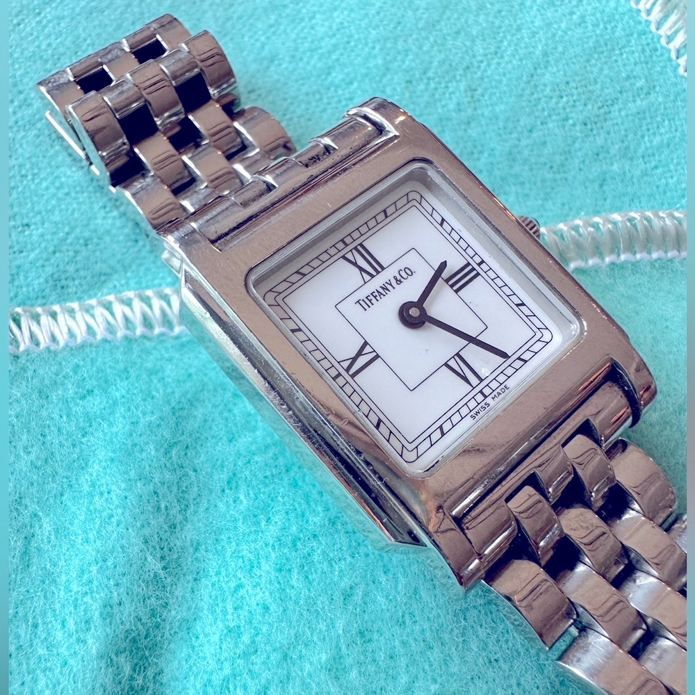 Tiffany & Co. White Stainless Steel Classic Women’s Wristwatch